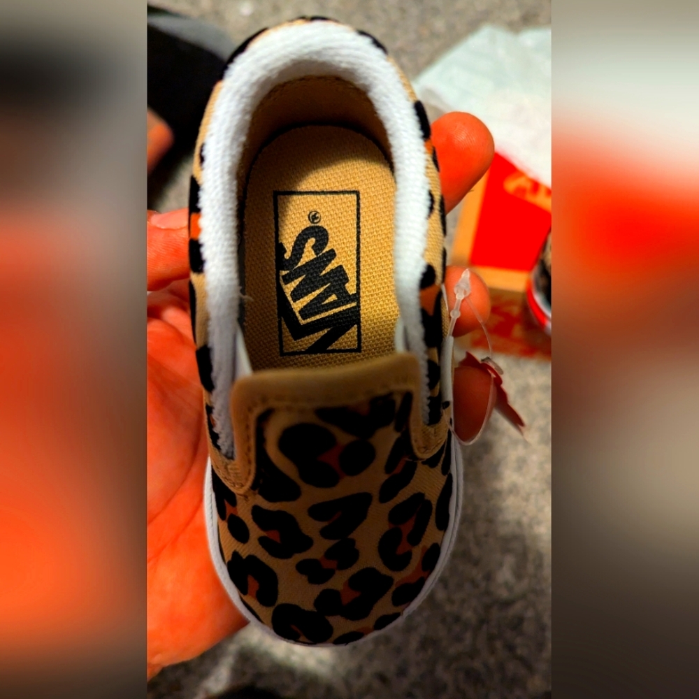 Baby Vans  Leopard Cheetah Animal Print Slip-On - Picture 4 of 6